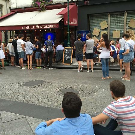 Ferienwohnung Quartier Montorgueil, Voie Pietonne, Dans Un Immeuble Du Xveme Paris Exterior foto